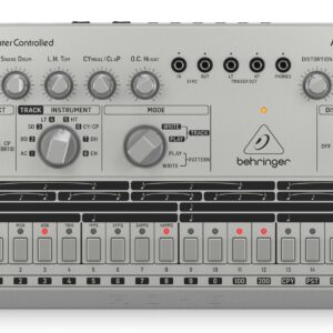 Behringer RD-6-SR Classic Analog Drum Machine in Silver