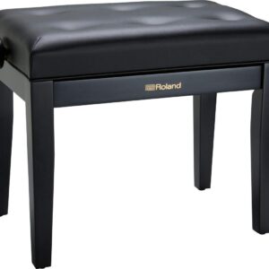 Roland RPB-300BK Piano Bench in Satin Black with Vinyl Seat