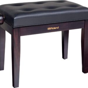 Roland RPB-300RW Piano Bench in Rosewood, with Vinyl Seat