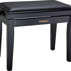 Roland RPB-200BK Piano Bench in Satin Black with Vinyl Seat