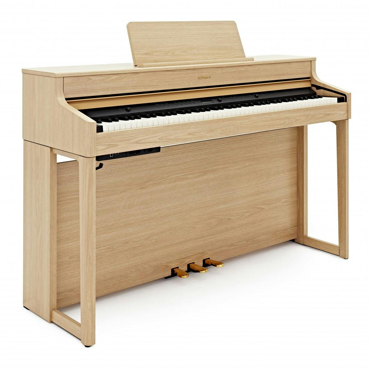 Roland HP702 Digital Piano in Light Oak