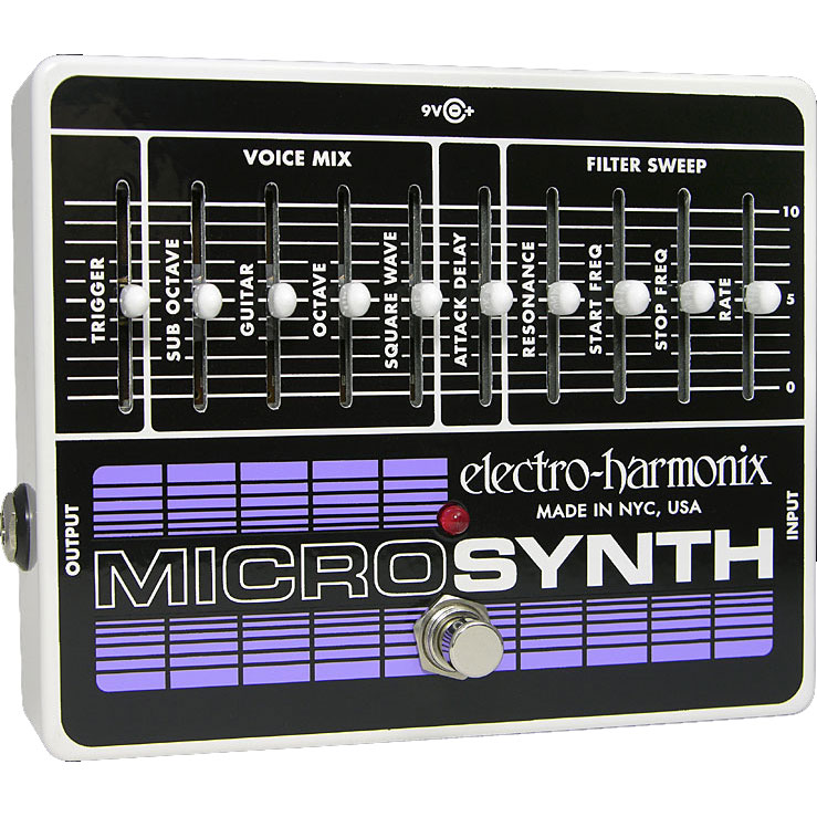 Electro Harmonix Micro Synth Analog Guitar Synthesiser Pedal