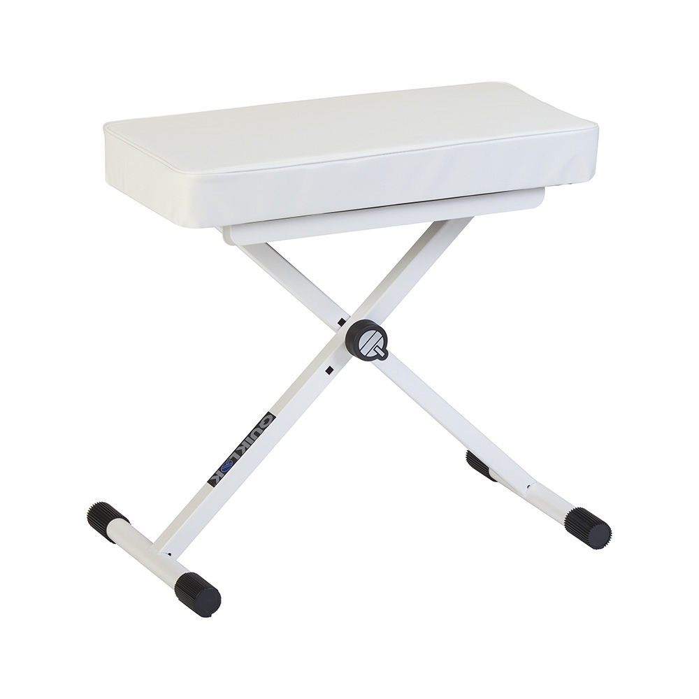 Quiklok BX8 Keyboard Bench in WHITE