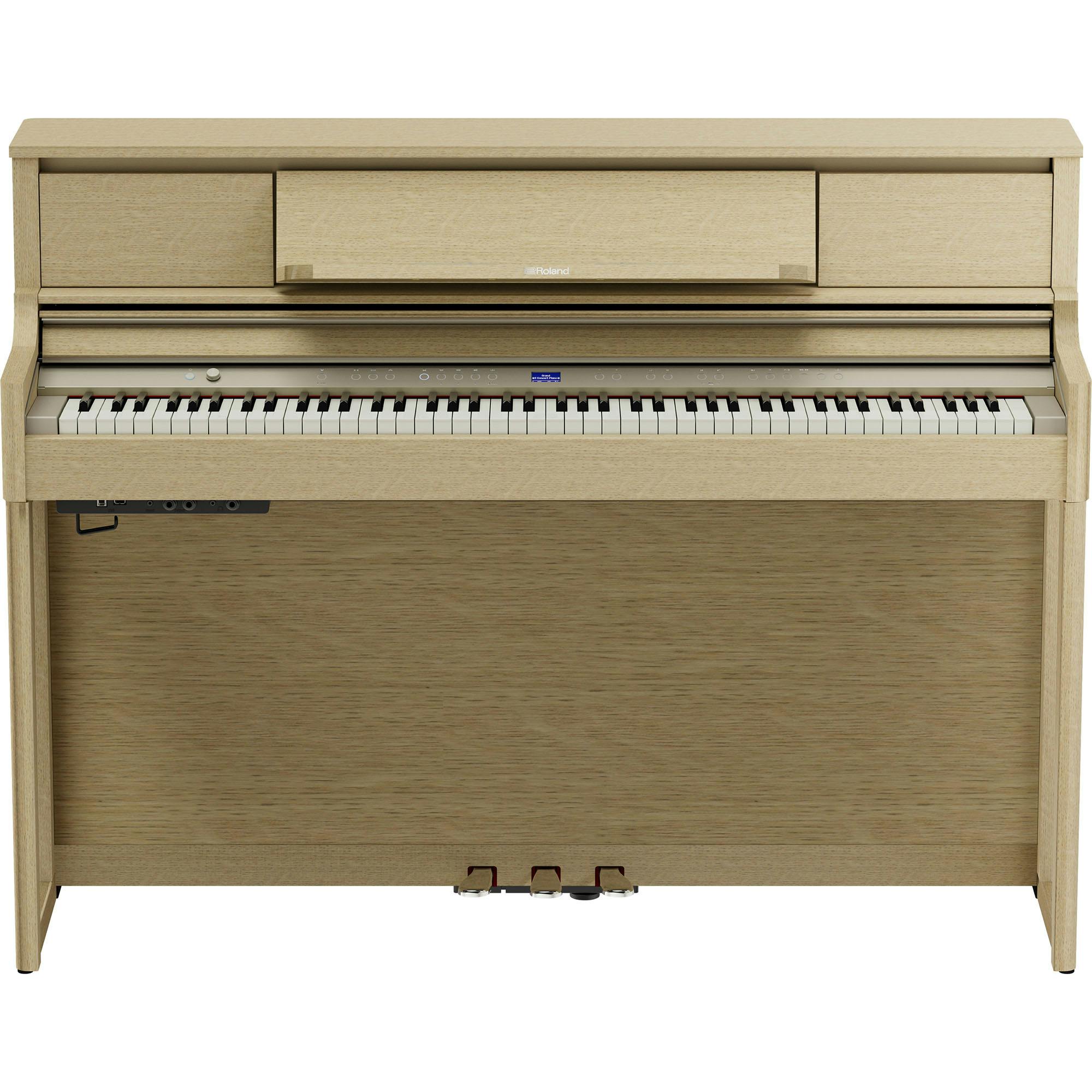 Roland LX 5 CH  Upright Piano In Light Oak