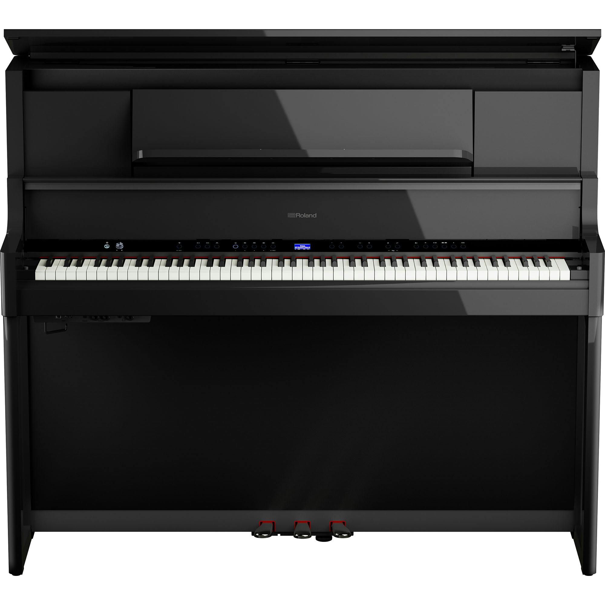 Roland LX 9 PE Luxury Upright Piano in Polished Ebony