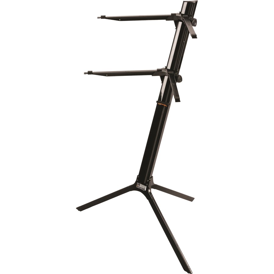 QUIKLOK By STAY SL911BK Slim Dual Tier Aluminium Keyboard Stand - Black