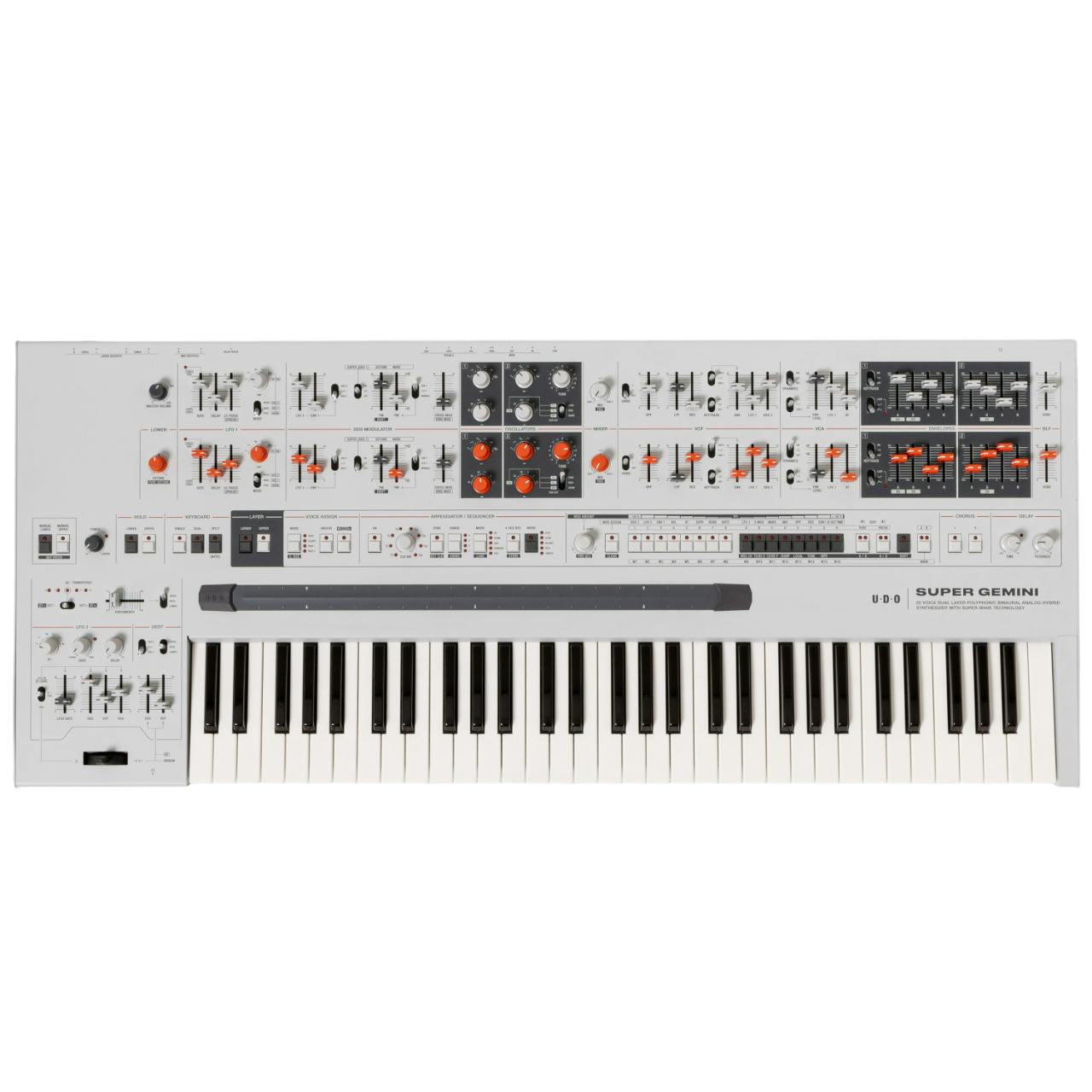 UDO Super Gemini - 20 Voice 61 Key Analog-Hybrid Polyphonic Synthesizer