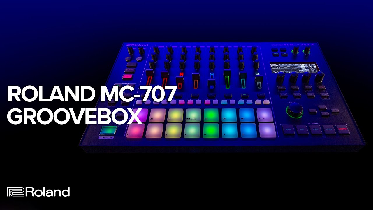 Video – Roland MC-707 GROOVEBOX for Live Electronic Music Producers and Production