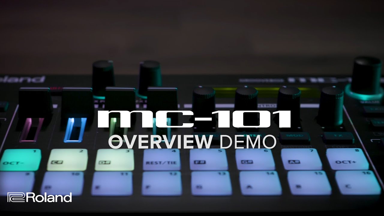 Video – Roland MC-101 GROOVEBOX: Overview