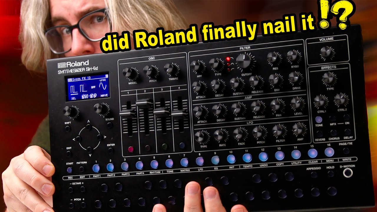 GrooveBox Videos – ROLAND SH-4d // Rolands best synthesizer groovebox yet?!