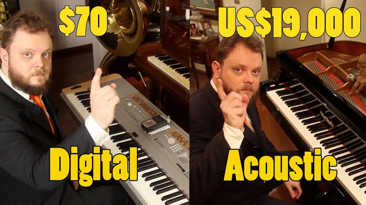 Keyboard & Synth Videos – Can You Hear The Difference Between an Acoustic and Digital Piano