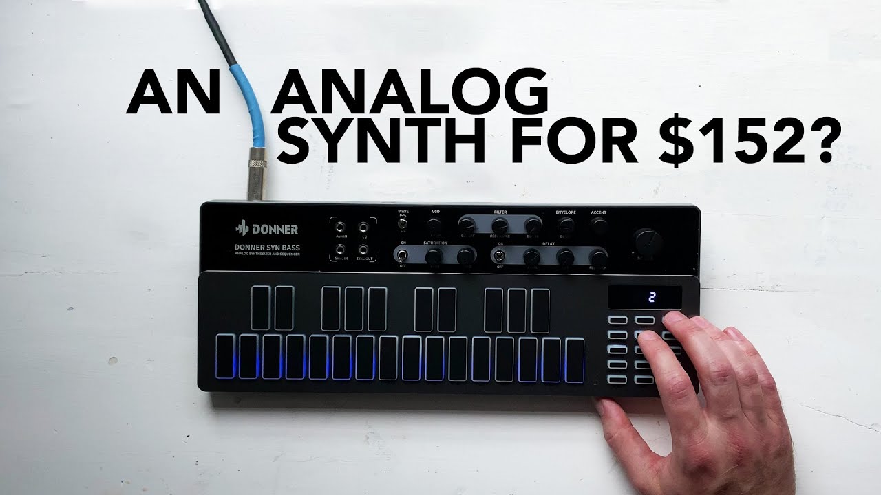 Keyboard & Synth Videos – Donner B1: A 303-style analog synth for $130!