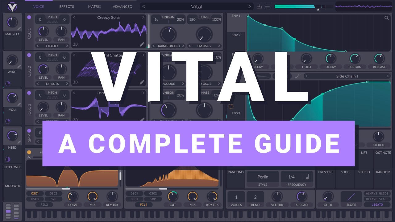 midi explained – Free Vital Synth – Full Tutorial