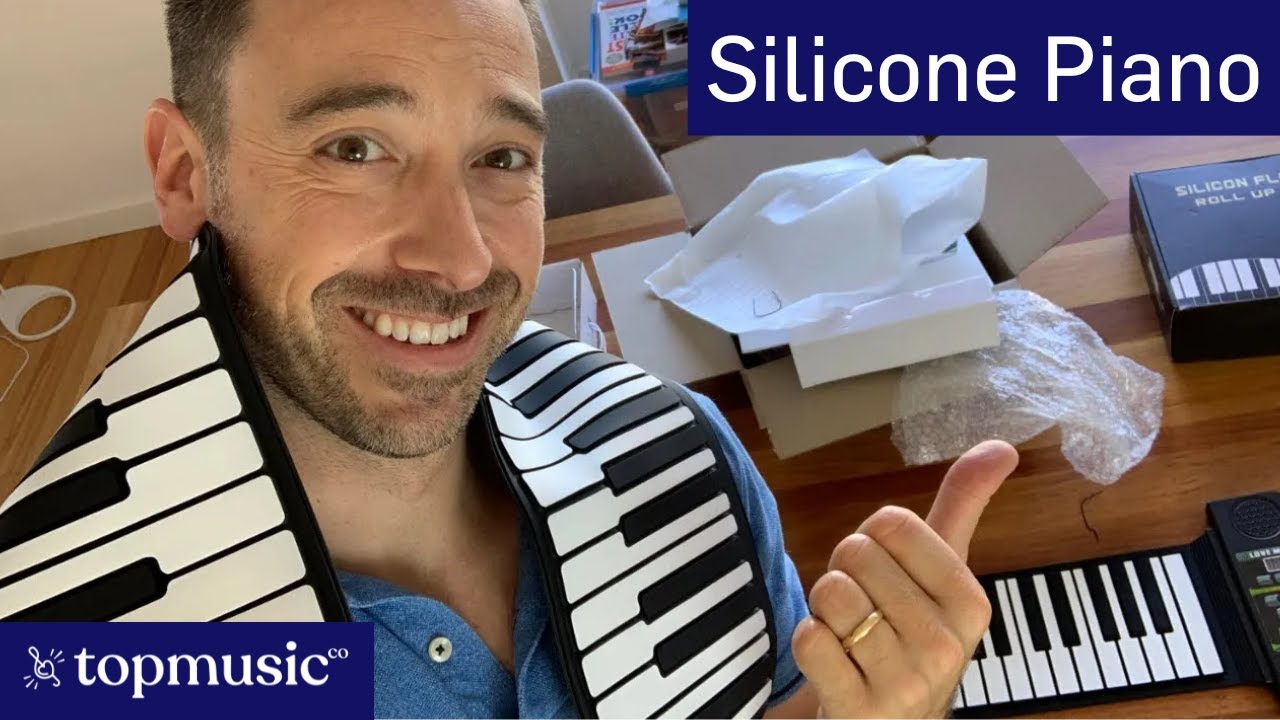 Digital Piano Reviews – Silicone Roll Up Keyboard Pianos Unboxing and Review