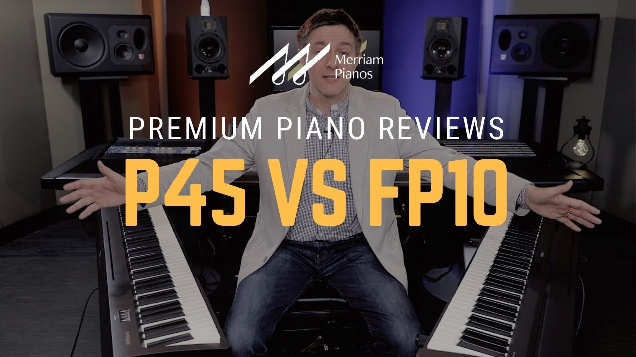 Digital Piano Reviews – 🎹Yamaha P45 vs Roland FP10 Digital Piano Review, Comparison, & Demo🎹