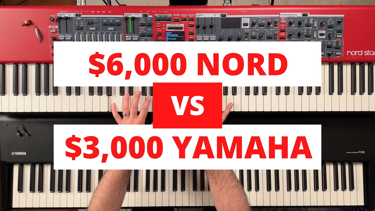 Digital Piano Reviews – Nord Stage 4 vs Yamaha YC88 – Comparison Review