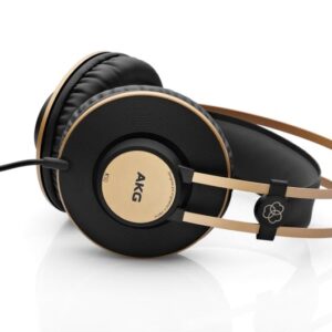AKG K92 Closed Back Studio Headphones in Black/Gold