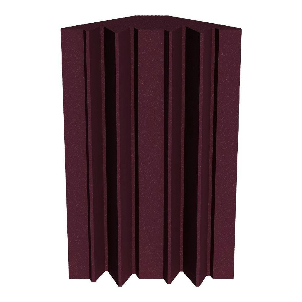Universal Acoustics Mercury Bass Trap-600mm Burgundy - Pack of 4