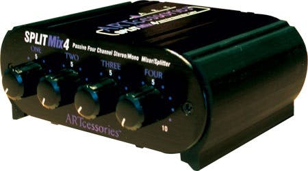 ART SPLITMix4 - 4 Channel Passive Mixer
