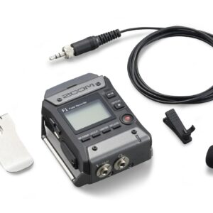 Zoom F1LP Field Recorder + Lavalier Mic