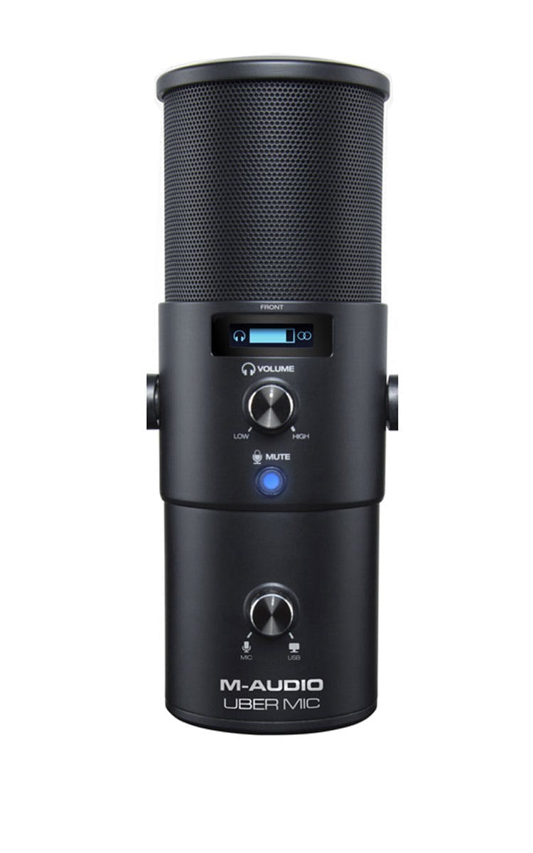 M-Audio Uber Mic - Professional USB Microphone w/ Headphone Out