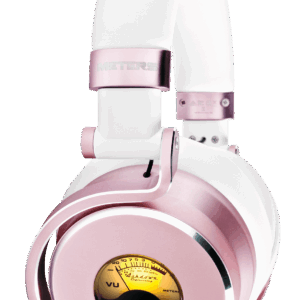 Meters OV-1 ANC Rose Gold & White Over Ear Wired Headphones