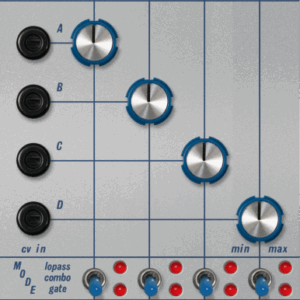 Buchla & Tiptop Audio 292t Quad Lopass Gate