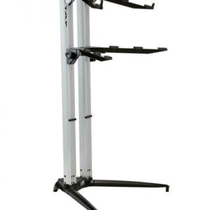 STAY Keyboard Stand PIANO 2-Tiers in Silver