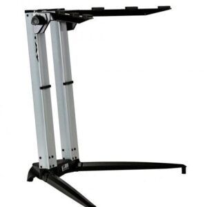 STAY Keyboard Stand PIANO 1-Tier in Silver