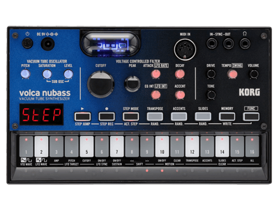 Korg Volca Nubass Vacuum Tube Bass Synthesizer