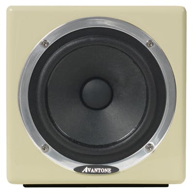 Avantone MixCube Active Full-Range Mini-Reference Studio Monitor in Butter Cream (Each)