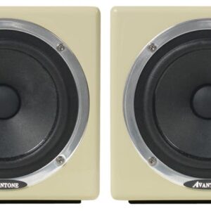 Avantone MixCube Active Full-Range Mini-Reference Studio Monitors in Butter Cream (Pair)