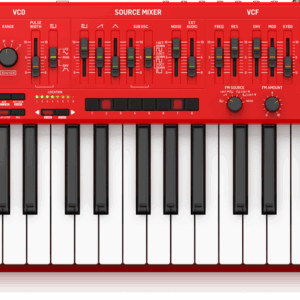 B Stock : Behringer MS-1-RD Analog Synthesizer in RED 010