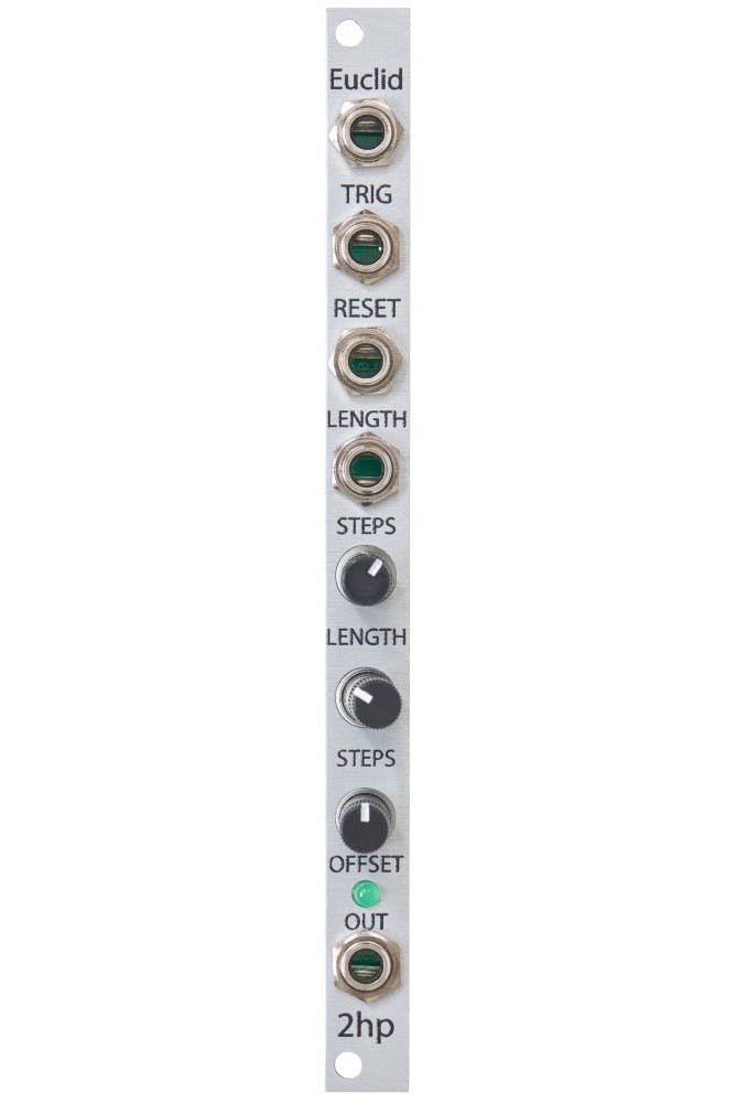 2hp Euclid - Eurorack Euclidian Rhythm Generator