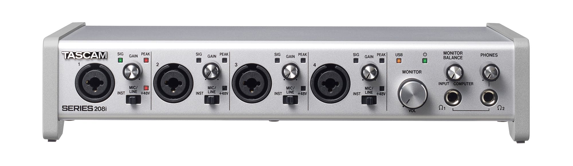 Tascam SERIES 208i USB and MIDI Audio Interface