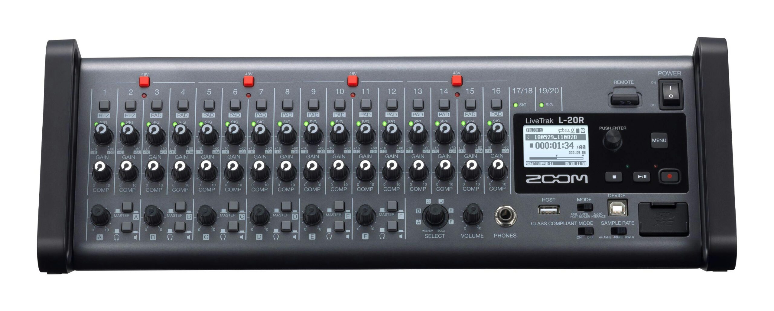 Zoom Livetrack L-20R Rackmount Digital Mixer