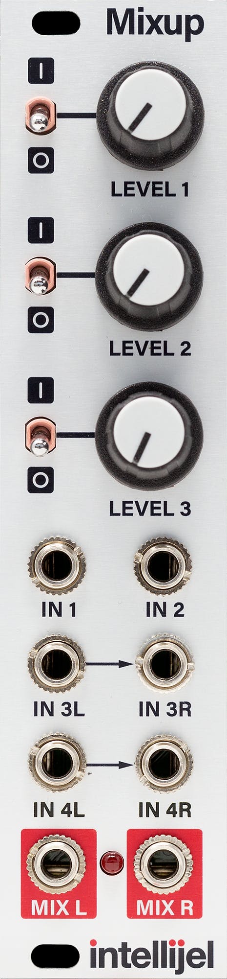 Intellijel Mixup Stereo Chainable Mixer Eurorack Module