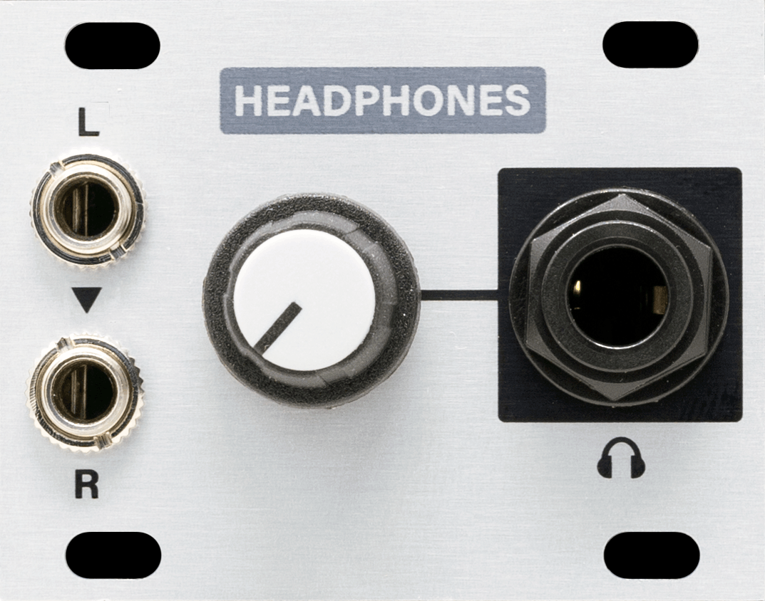 Intellijel Headphones 1U - Stereo Quarter Inch headphone Output - Eurorack Module