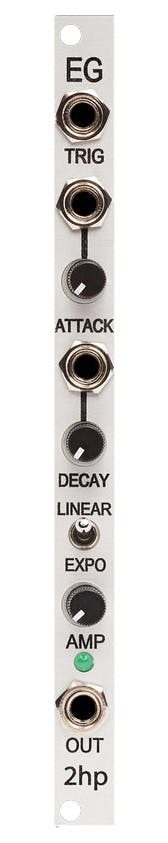2hp EG AD Envelope Generator Eurorack Module