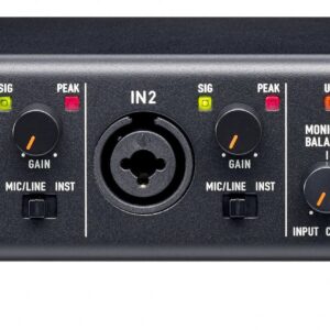 Tascam US-2x2HR 2-In / 2-Out USB Audio Interface with MIDI
