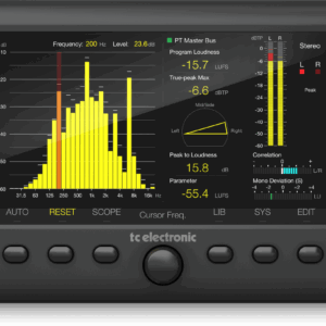 TC Electronic Clarity M Stereo - Audio Meter with 7" High Resolution Display and USB Connection for Plug-In Metering