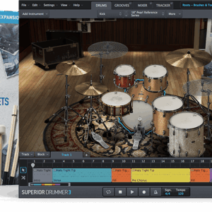 Toontrack Superior Drummer Roots Brushes, Rods & Mallets SDX - ESD