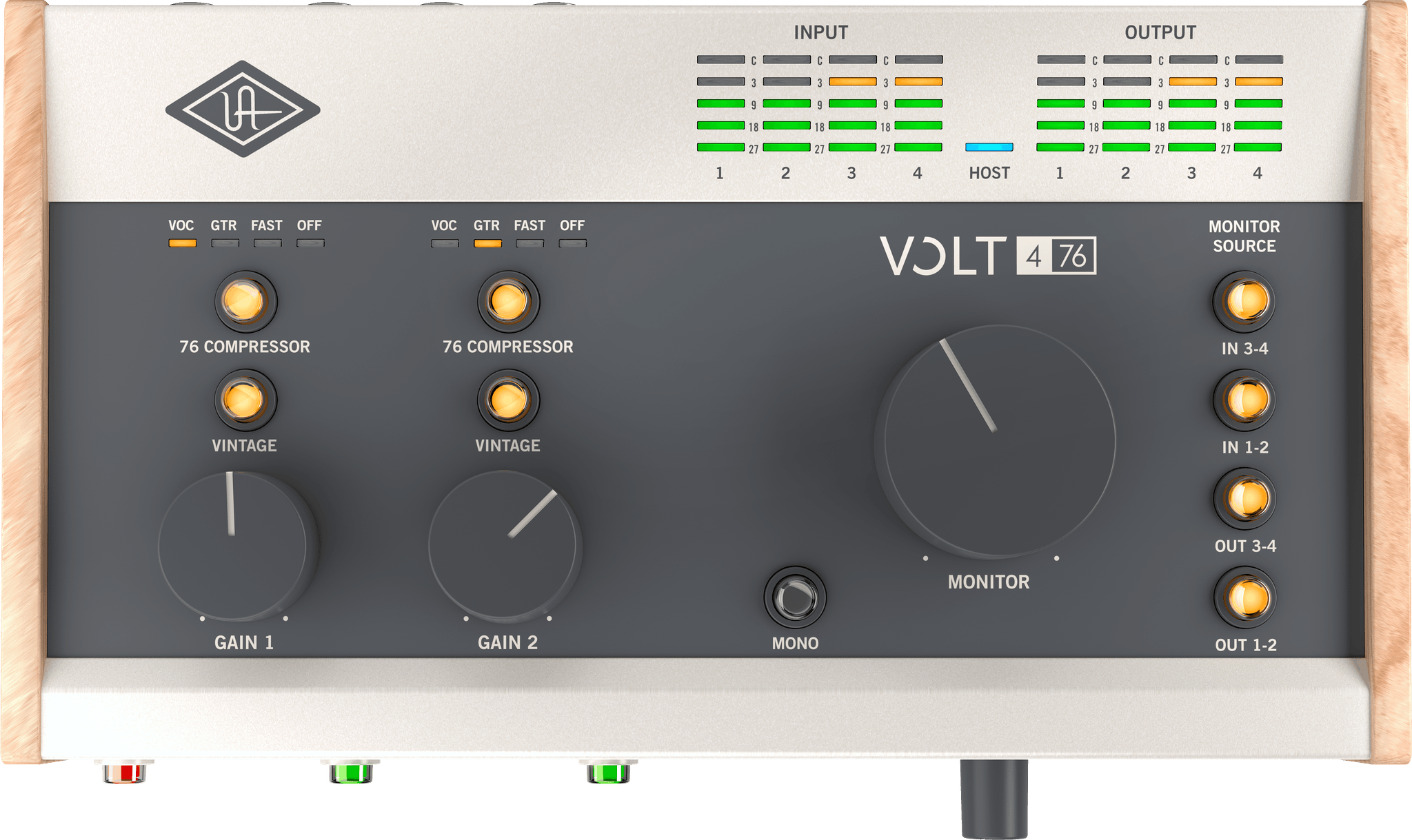 Universal Audio Volt 476 4-in/4-out USB 2.0 Audio Interface