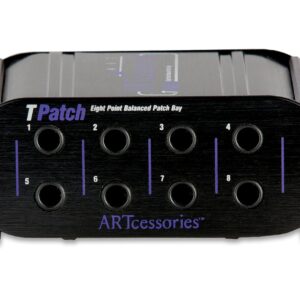 ART TPatch - Eight Point Balanced Desktop Patch Bay