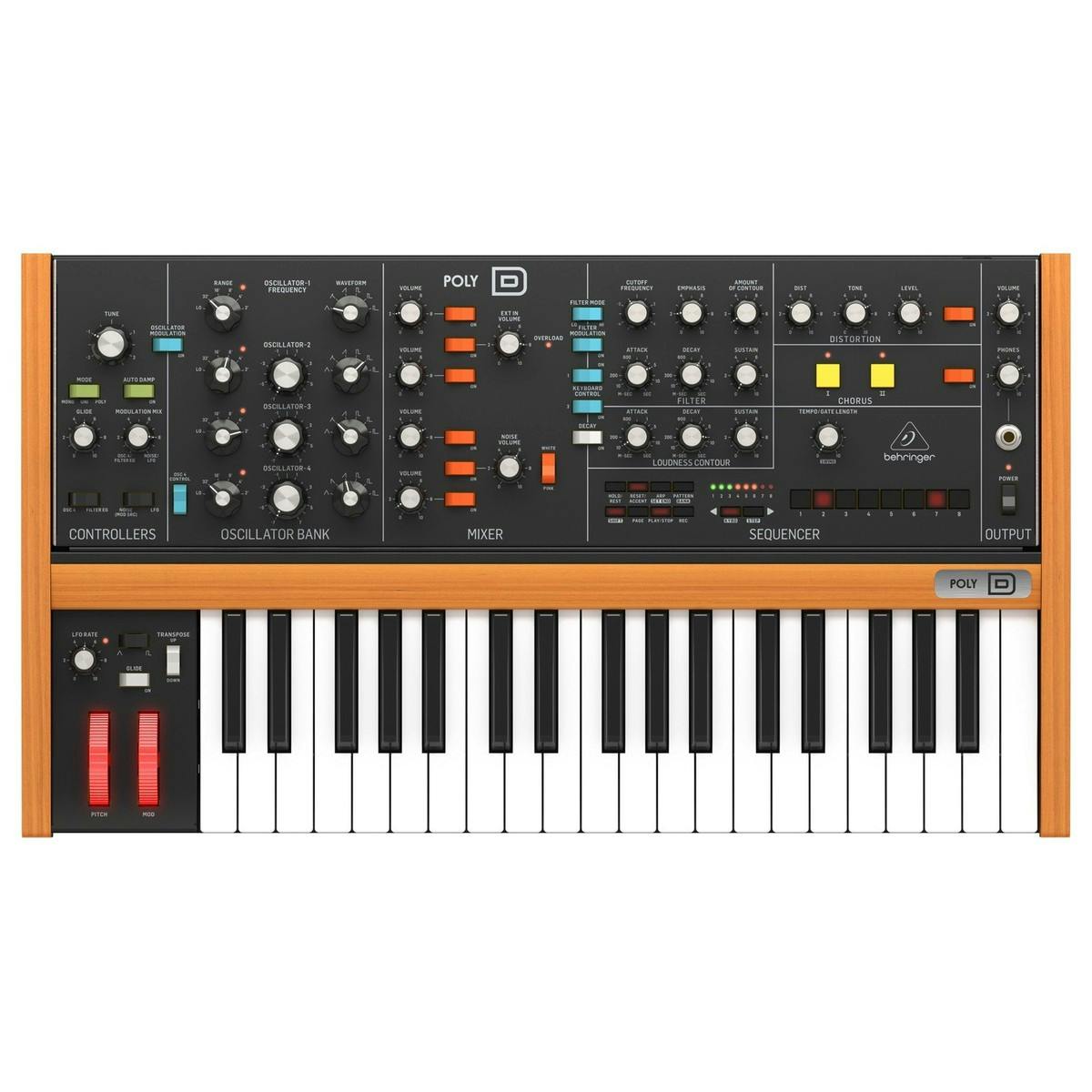 B Stock : Behringer Poly D Analogue 4-Voice Polyphonic Synthesizer 022