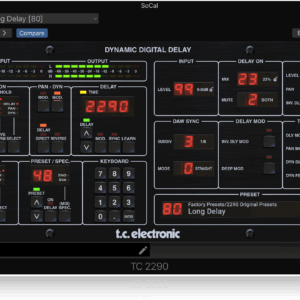 TC Electronic TC2290-DT Digital Delay Plugin & Desktop Interface