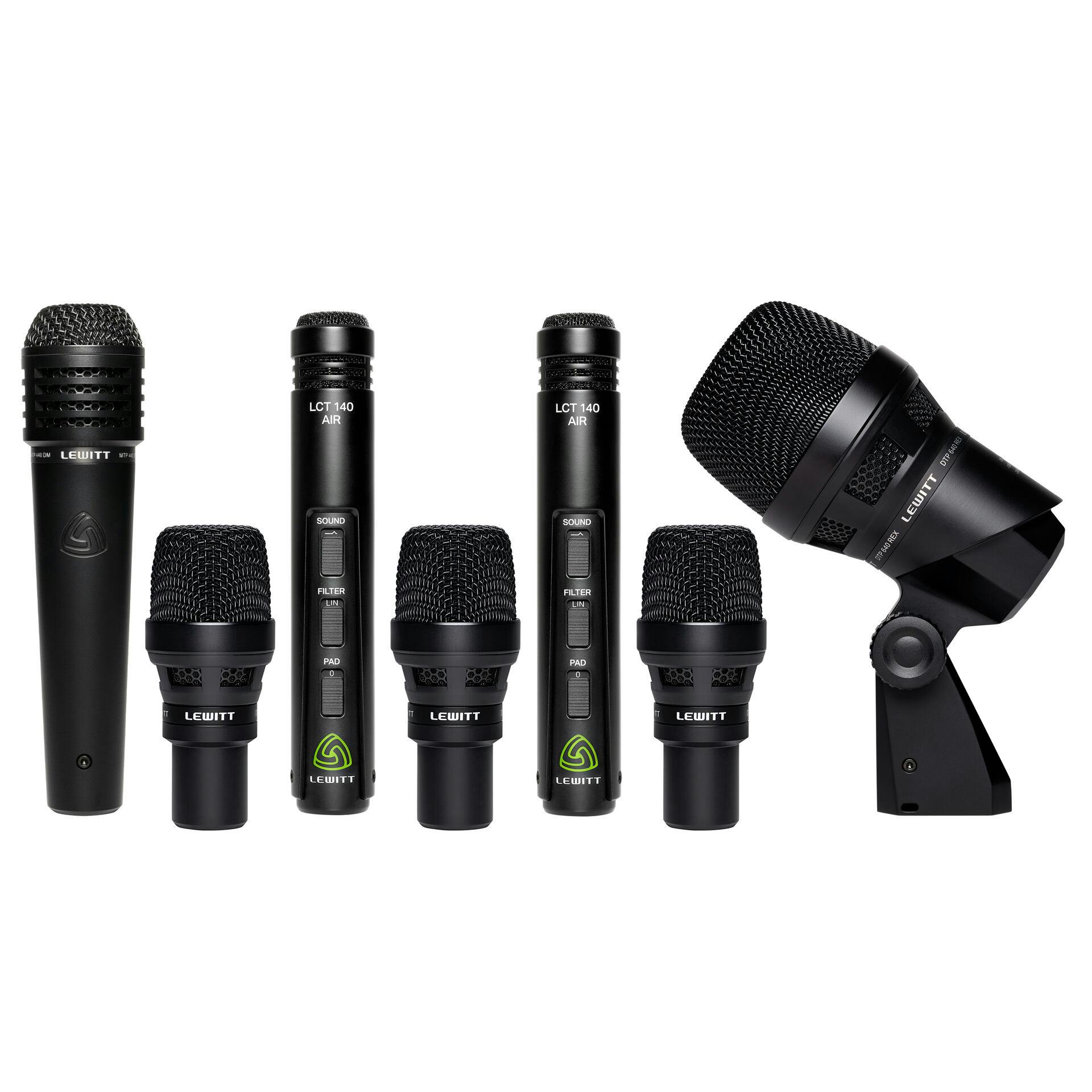 Lewitt BEATKIT Pro 7-Piece Drum Microphone Set