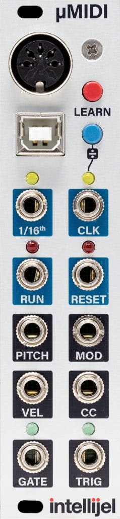 Intellijel uMIDI MIDI to CV Interface Eurorack Module