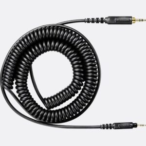 Replacement COILED cable for Shure SRH Headphones w/ adapter