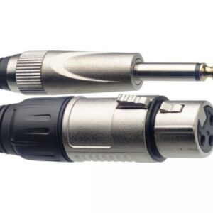 Andertons Pro Sound 6.3mm XLR Female to Mono Jack 6m
